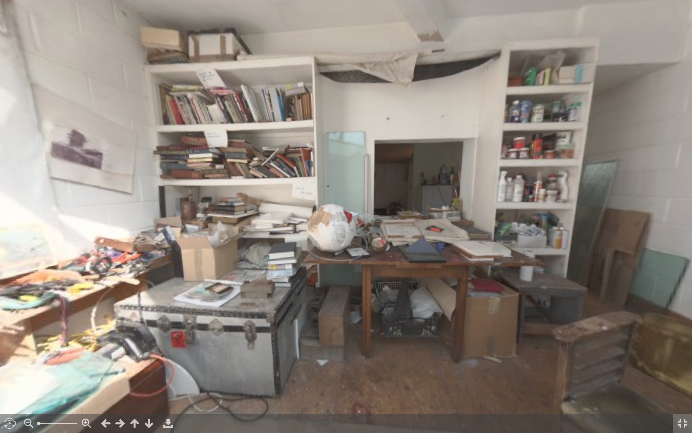 Still from interactive spherical photography of The Hand, FTHo, by Ligatus, 2007 (Archive 7)