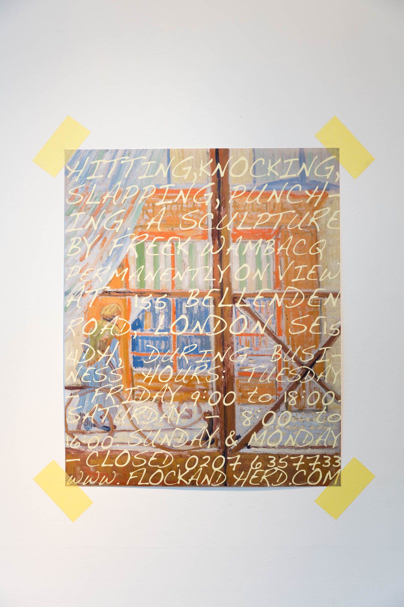 Freek Wambacq, Hitting, Knocking, Sleeping, Punching. Photo: Plastiques Photography  (Bandits Live Comfortably in the Ruins  1)