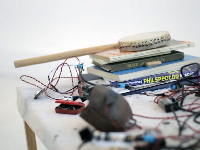 Still from Giles Bailey’s new moving image work made with David Toop at FTHo, 2017 (DAVID TOOP, RIE NAKAJIMA AND LUCIE STEPANKOVA 0)